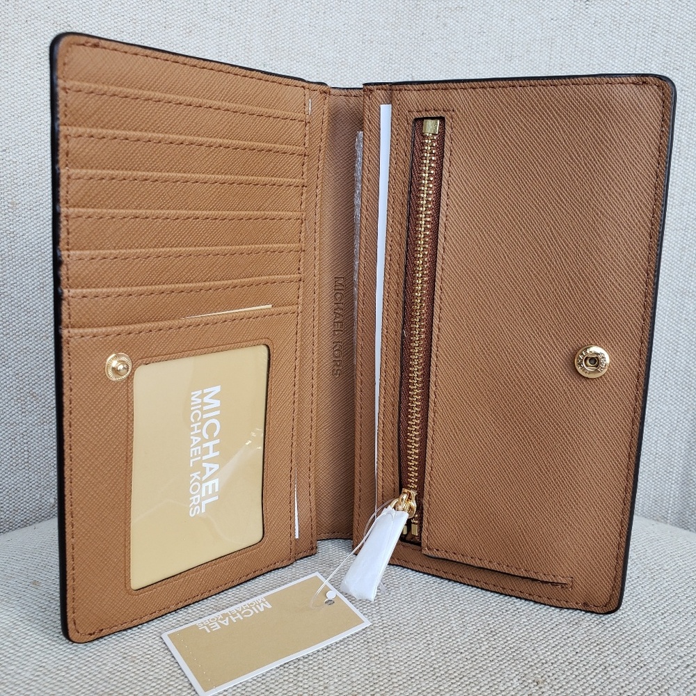 SOLD Michael Kors Ciara Bag + Wallet + Pom brown - Picture 5 of 8